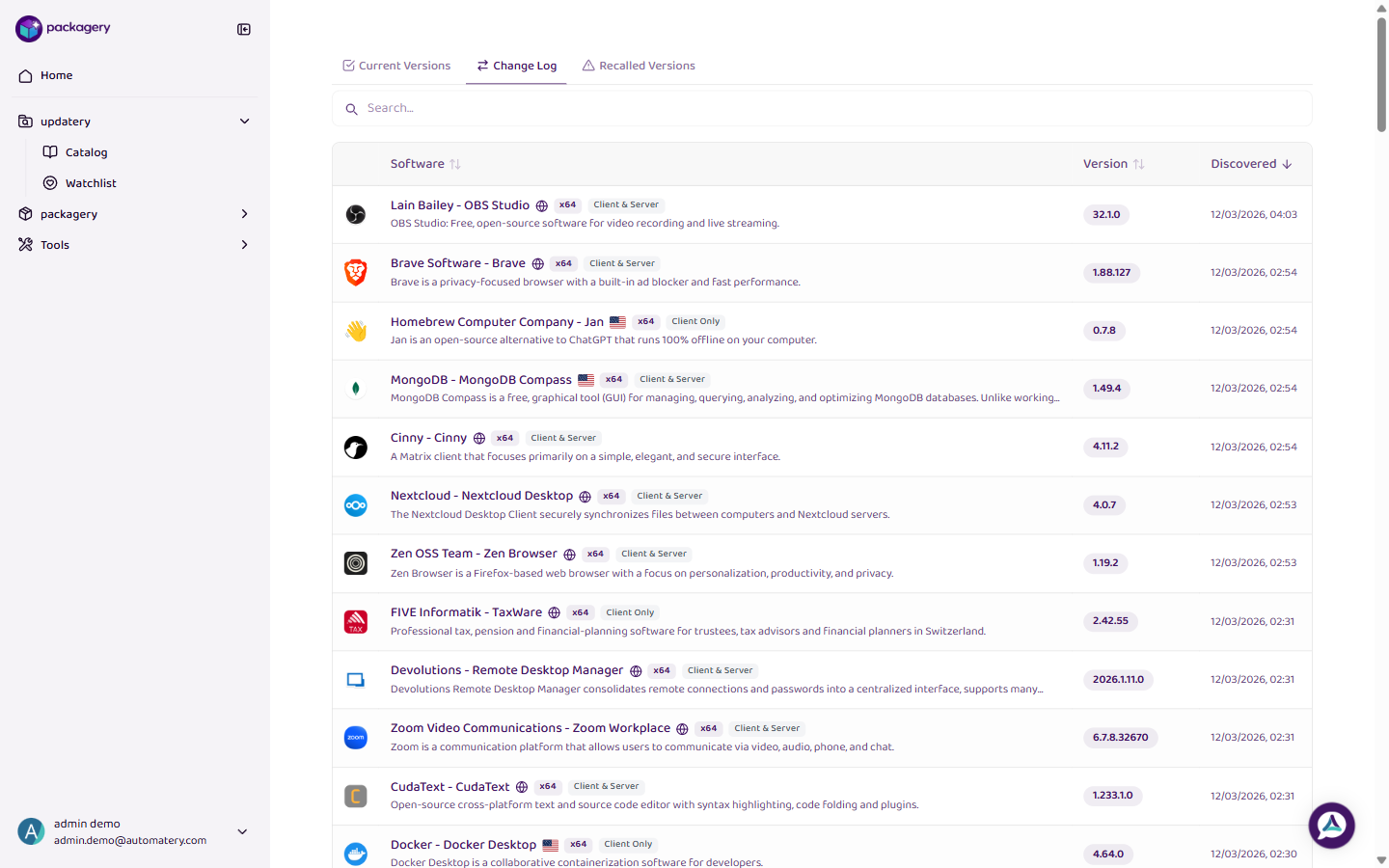 View Changelog